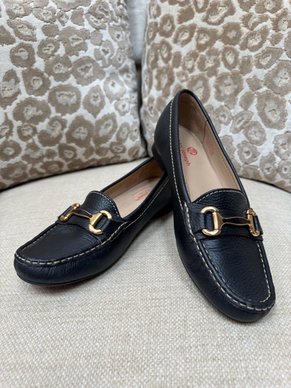 Marc Joseph NewYork | Moccasin Style Loafer | Black Leather | 8